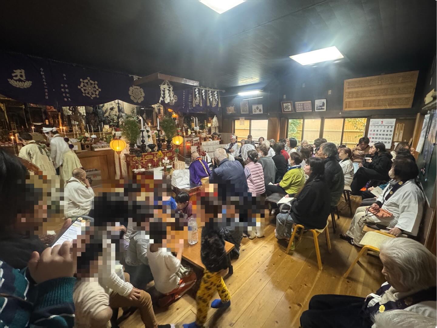 初護摩供、風呂敷護摩供1