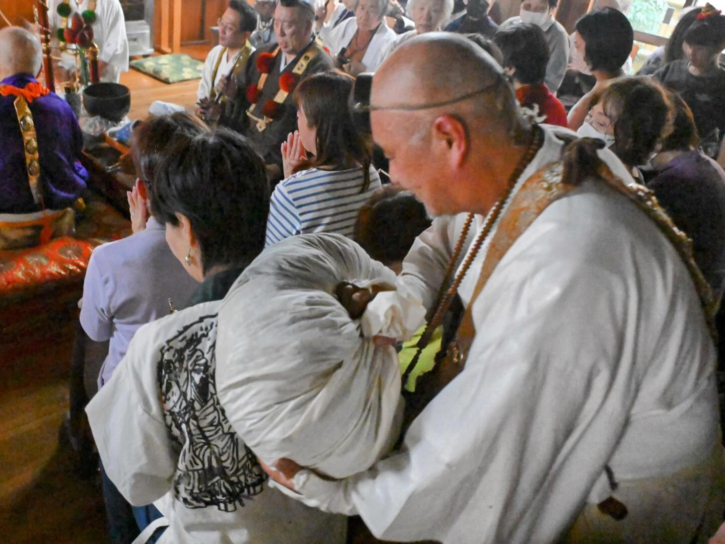 初護摩供、風呂敷護摩供2